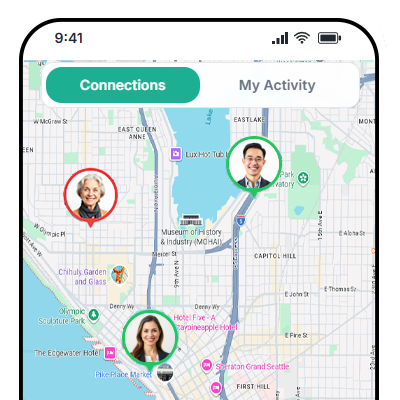 AllGood map showing where your people are